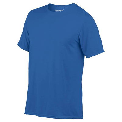 Gildan Classic Fit Mens Medium Adult Performance Short Sleeve T-Shirt Royal Blue