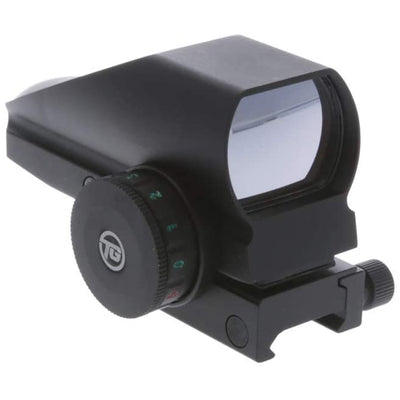 TruGlo TruBrite Weaver Mount 5 MOA Dual Color Open Dot Hunting Sight, Black