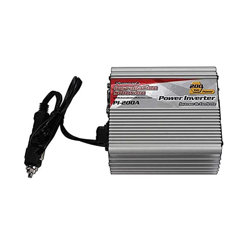 AudioPipe Pipemans 200 Watt Max DC Plug USB 12 Volt Car Power Inverter (4 Pack)