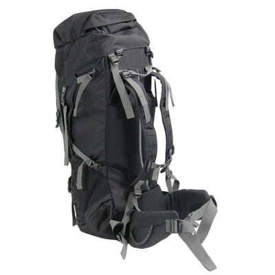 Tahoe Gear Fairbanks 75L Premium Internal Frame Hiking Backpack - Black