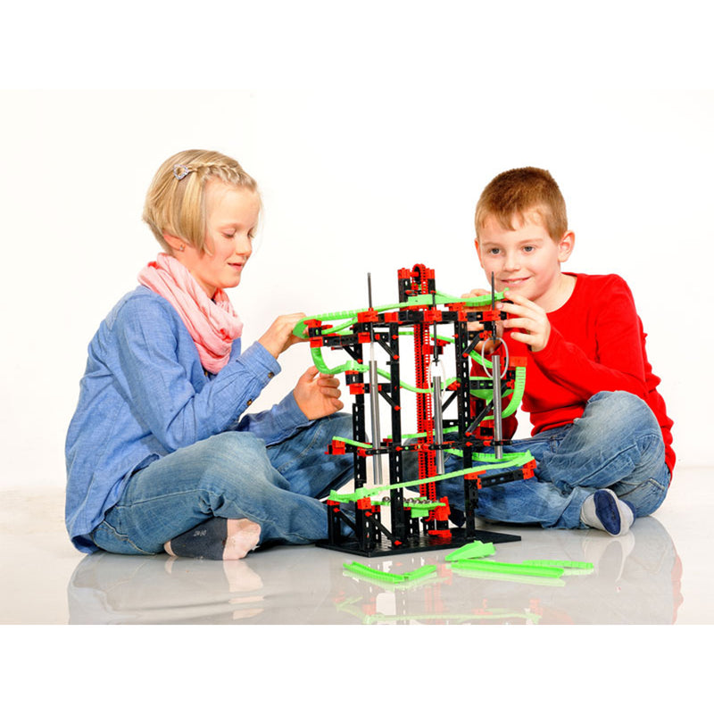 Fischertechnik Dynamic M Marble Run Set with 4 Track Builds and Sound Features