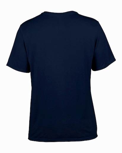 6) NEW Gildan Dry Fit Mens Large L Adult Short Sleeve Performance T-Shirt Navy