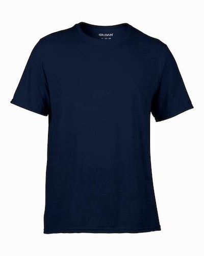 36) NEW Gildan Dry Fit Mens Large L Adult Short Sleeve Performance T-Shirt Navy