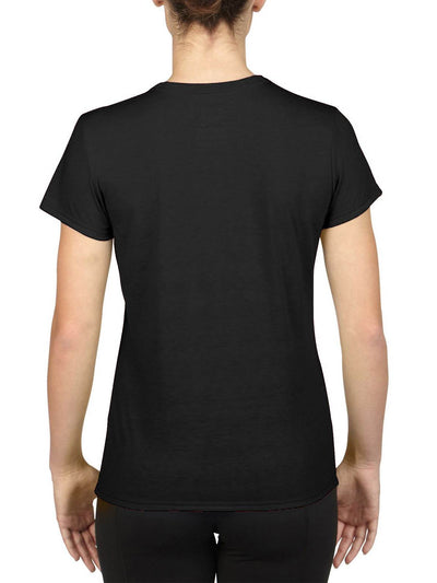 Gildan Missy Fit Womens Small Adult Short Sleeve T-Shirt, Black (12 Pack)