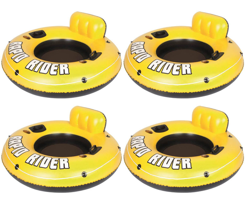 4-Pack Bestway Rapid Rider 53" Raft Tubes With Handles/Cup Holders | 4 x 43116E