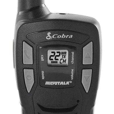 Cobra 22-Channel FRS/GMRS Long Range 2-Way Radios, Black (For Parts)