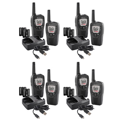 8 COBRA ACXT390 MicroTalk 23 Mile FRS/GMRS 22 Channel Walkie Talkie 2Way Radios