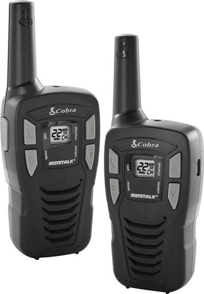 Cobra 16-Mile 22-Channel FRS/ GMRS Walkie Talkie 2-Way Radios, CX112 (2 Pair)