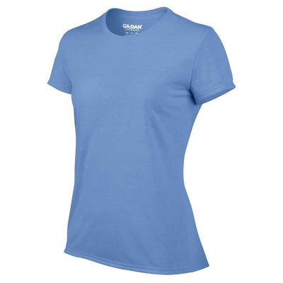 Gildan Missy Fit Womens Small Adult Large Sleeve T-Shirt, Carolina Blue (4 Pack)