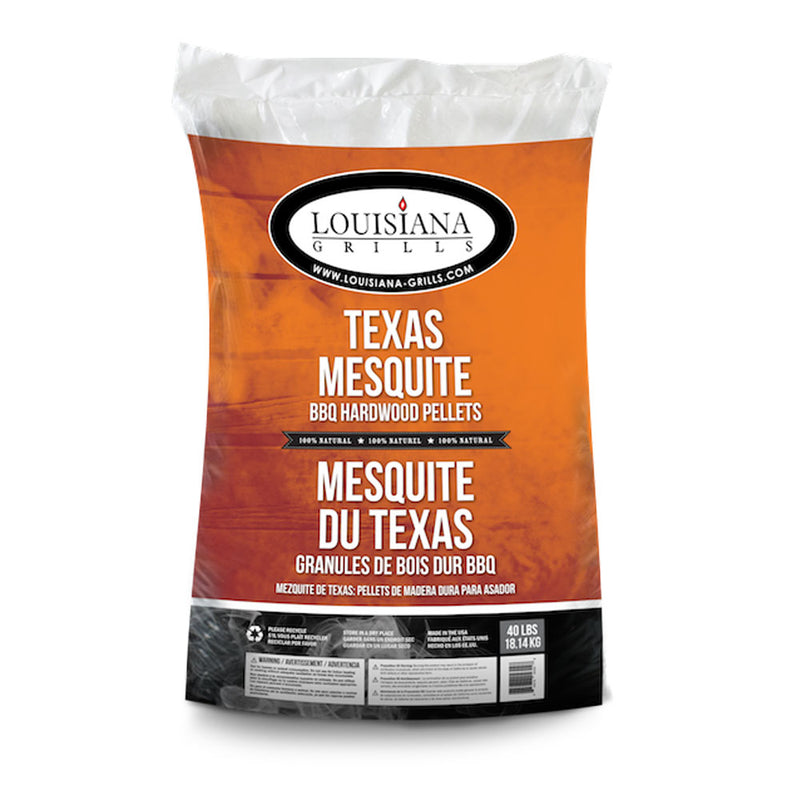 Louisiana Grills 55408 Tangy Tex Mex Maple Texas Mesquite Pellets, 40 Pound