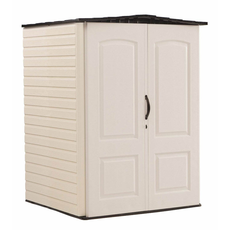 Rubbermaid Medium 106 Cubic Feet Gardening & Tools Vertical Outdoor Storage Shed