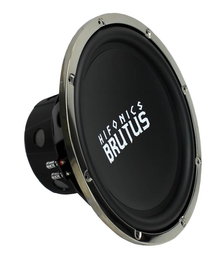 Hifonics BRZ15D4 15" 1200 Watt DVC Car Audio Subwoofer + Single Sealed Sub Box