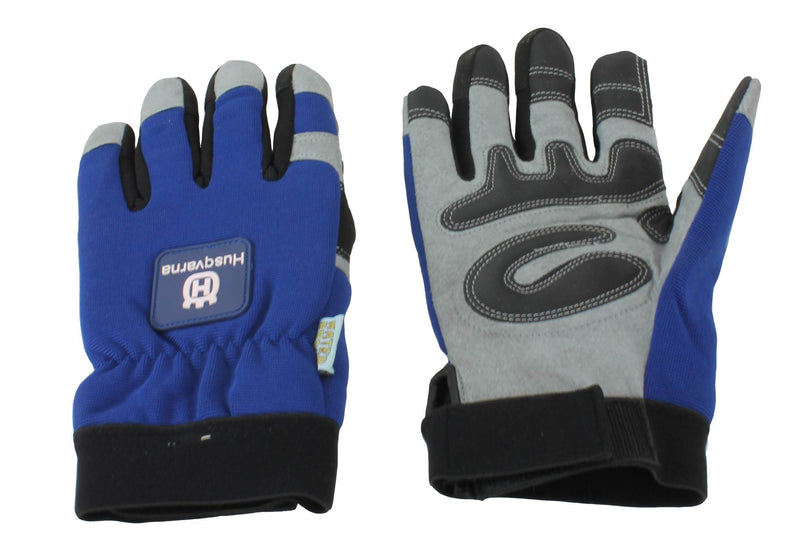NEW Husqvarna Heavy Duty XP Waterproof Professional Work Outdoor Gloves - Blue