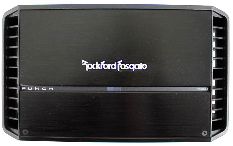 New Rockford Fosgate P600X4 600 Watt 4-Channel Class AB Car Audio Amplifier Amp