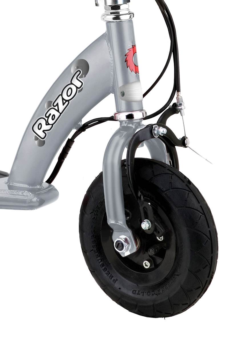 Razor E100 Motorized 24V Electric Powered Ride-On Scooter, Silver (Open Box)