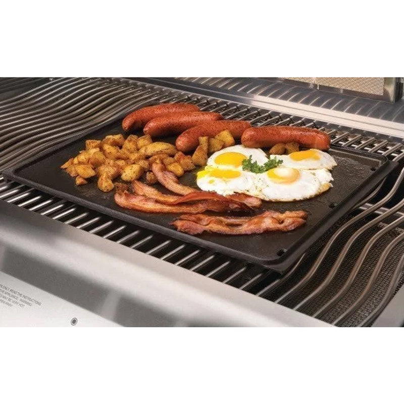 Napoleon 56365 Reversible 17.75 Inch by 10 Inch Cast Iron Griddle for Grills