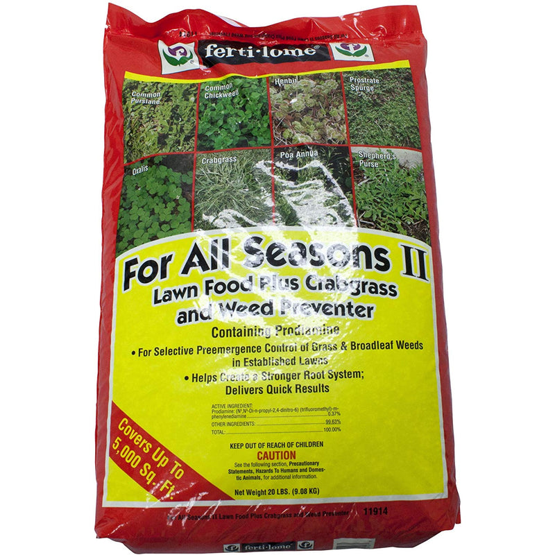 VPG Fertilome For All Seasons Lawn Food for Crabgass & Weed Control, 20 Pounds