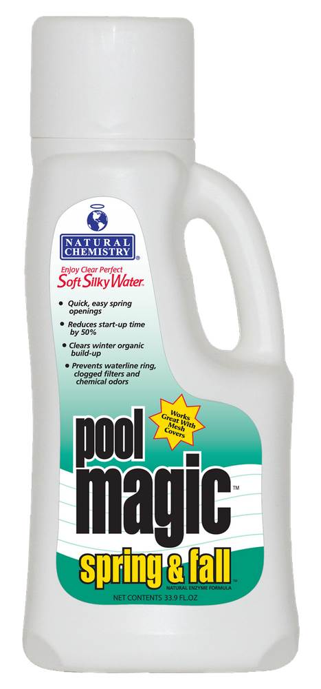 2) Natural Chemistry 03722 Spa Swimming Pool Magic Prevention Chemical - 1L Each