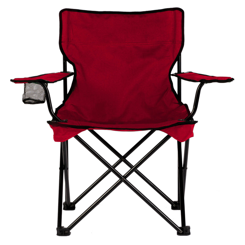 TravelChair 589 C Series Rider Foldable Outdoor Camping Chair w/ Carry Bag, Red