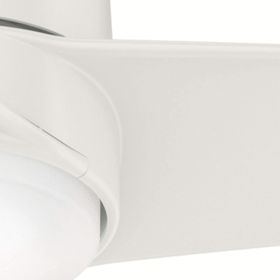 Hunter 59470 Havoc 54 Inch Indoor/Outdoor Ceiling Fan w/LED, Fresh White Finish