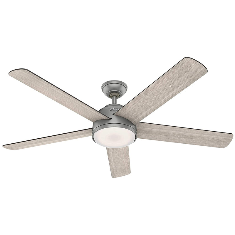 Hunter Fan Company Romulus Modern Indoor 60 Inch Ceiling Fan with LED Light