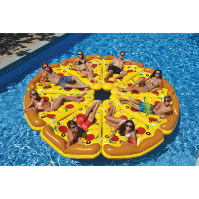 8-Pack Of Swimline Inflatable Pizza Rafts To Make A Whole Pizza | 8 x 90645