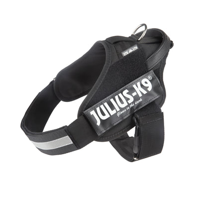 Julius-K9 IDC Stealth Powerharness Reflective Dog Walking Vest Harness, Medium