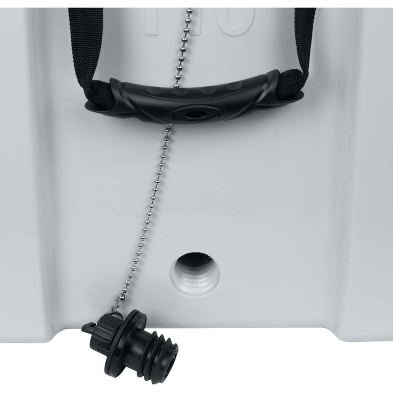 Driftsun Heavy Duty Portable 110 Quart Insulated Hard Ice Chest Cooler, Grey
