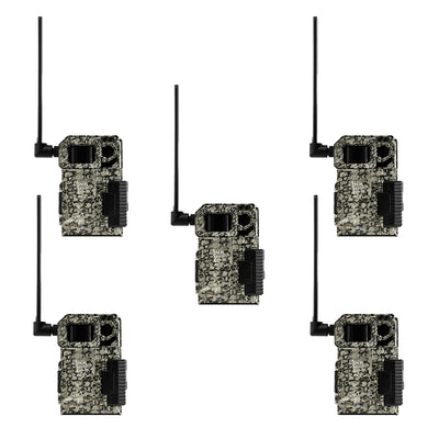 Spypoint Outdoor Cellular LTE Game Trail Camera with 80-Foot Detection (5 Pack)