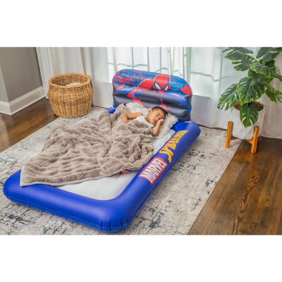 Living iQ Kids Inflatable Air Bed Mattress w/Headboard & Pump