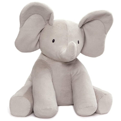 GUND Jumbo Flappy The Elephant 24 In. Velveteen Fur Plush Stuffed Animal Toy