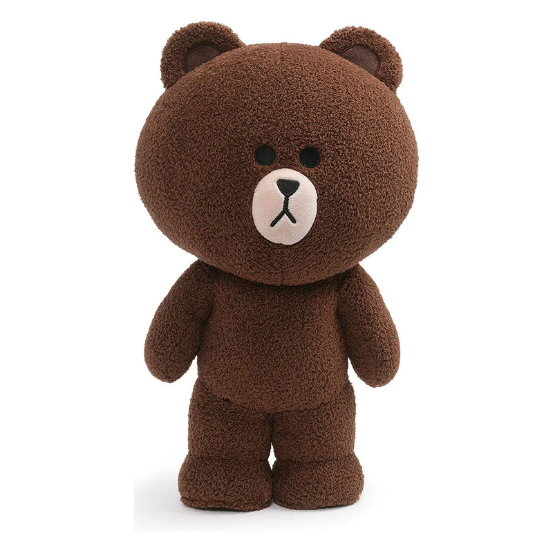 GUND 14 Inch LINE Friends Brown Super Soft Stuffed Animal Bear Plush Toy, Brown