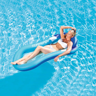 Bestway Contoured Aqua Lounge Inflatable Swimming Pool Float, 2 Pack | 43103E - VMInnovations