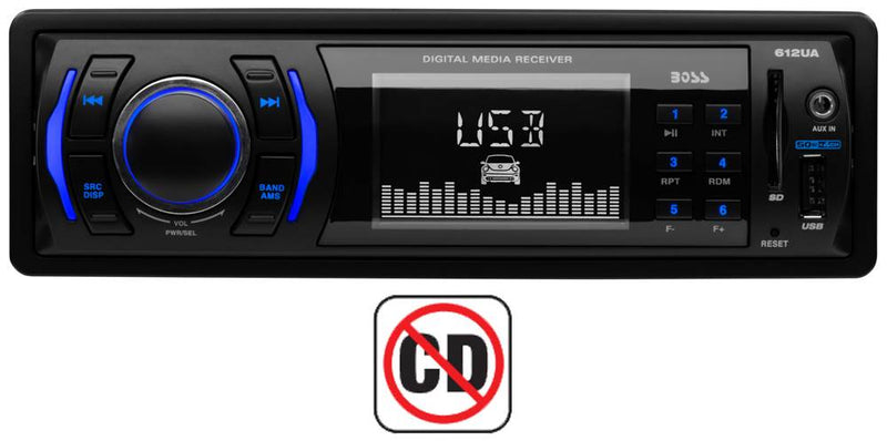 4) New MTX TERMINATOR653 6.5" 90W Coax Car Speakers Stereo + Boss 612UA Receiver