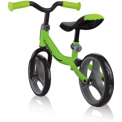 Globber GO BIKE Adjustable Balance Training Bike for Toddlers, Green & Black
