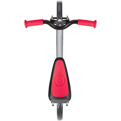 Globber GO BIKE Adjustable Balance Training Bike for Toddlers, Silver and Red
