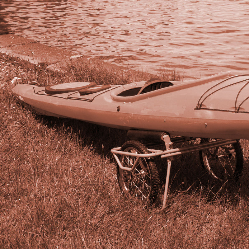 Seattle Sports Paddleboy All Terrain Center Kayak Canoe Carrier Dolly Cart, Grey