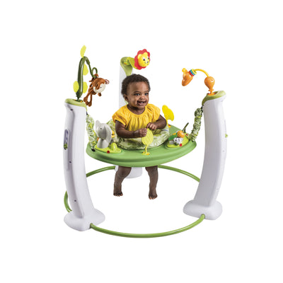 Evenflo ExerSaucer Jump and Learn Safari Friends Jumping Activity Baby Jumper