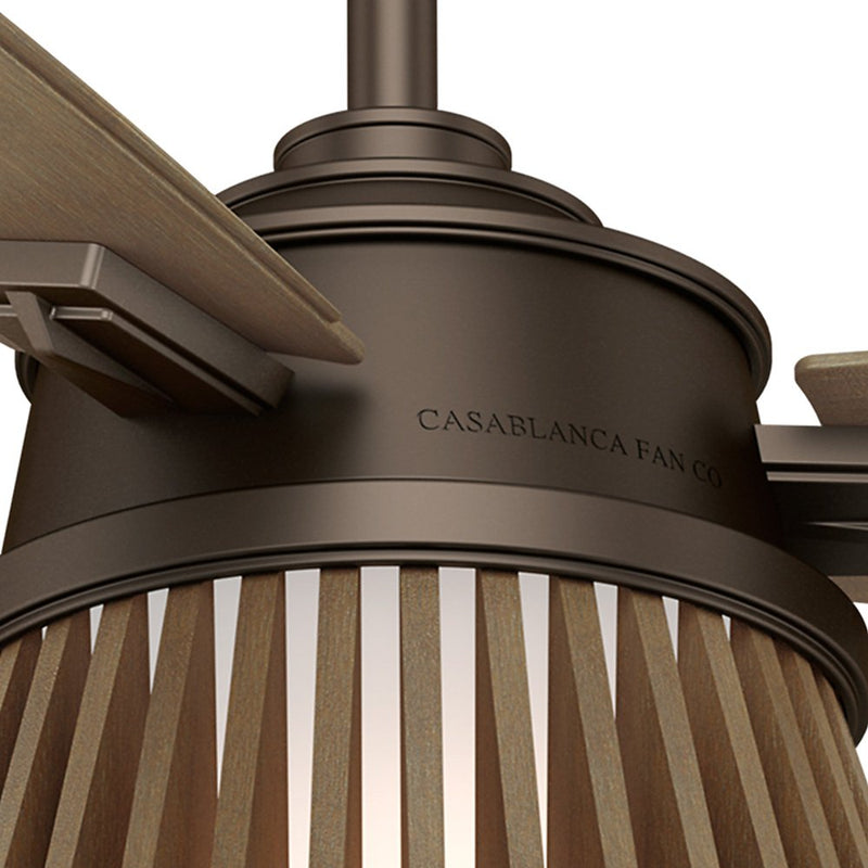 Casablanca Glen Arbor 56 Inch Ceiling Fan with LED Light, Metallic Chocolate