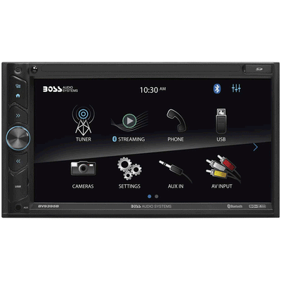 BOSS Audio Double DIN Multimedia Receiver with 6.95 Inch Touchscreen Bluetooth