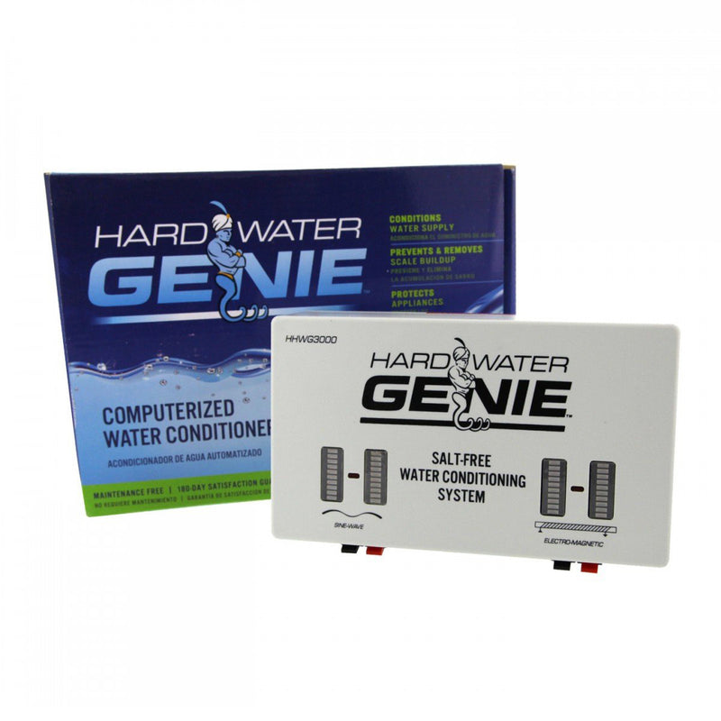 Hard Water Genie Salt-Free Conditioner Softener Treatment and Descaler System