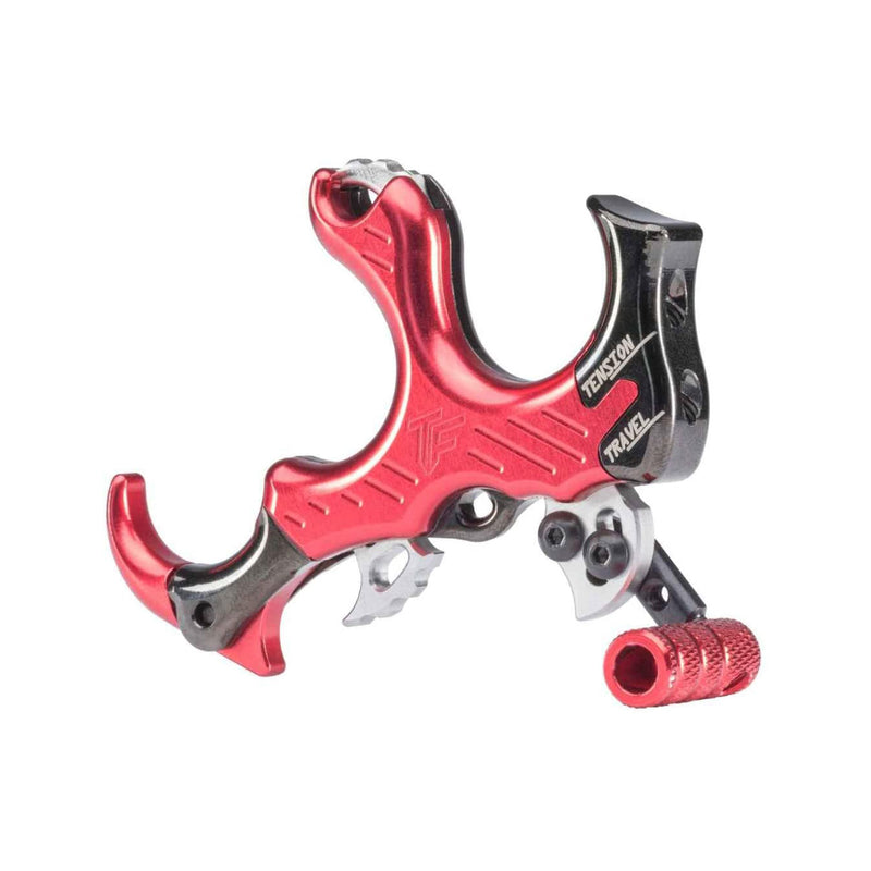 Tru-Fire SYN-R Archery Bow Synapse Hammer Throw Thumb Button Release, Red
