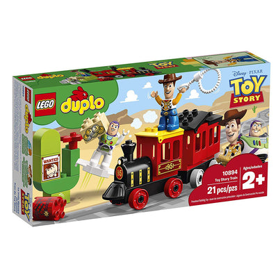 LEGO Duplo 21 Piece Toy Story Train Building Kit with 2 Minifigures for Toddlers
