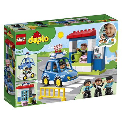 LEGO DUPLO 10902 Police Station 38 Piece Preschool Toddler Block Building Set