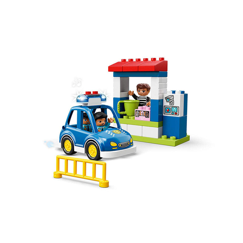 LEGO DUPLO 10902 Police Station 38 Piece Preschool Toddler Block Building Set
