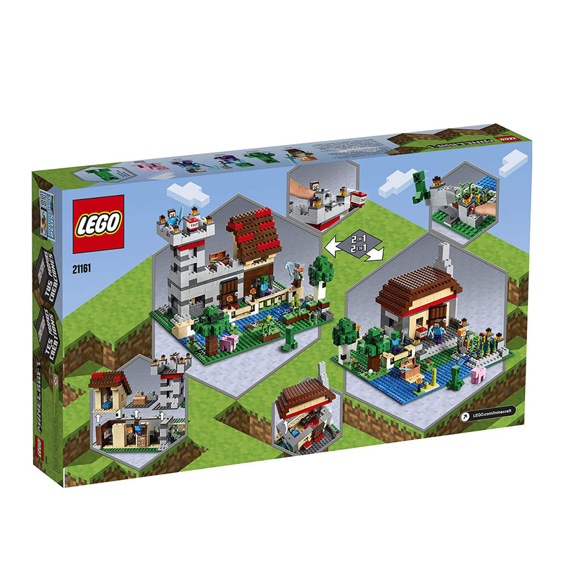 LEGO Minecraft 21161 The Crafting Box 3.0 Building Kit w/ Characters (564 Piece)