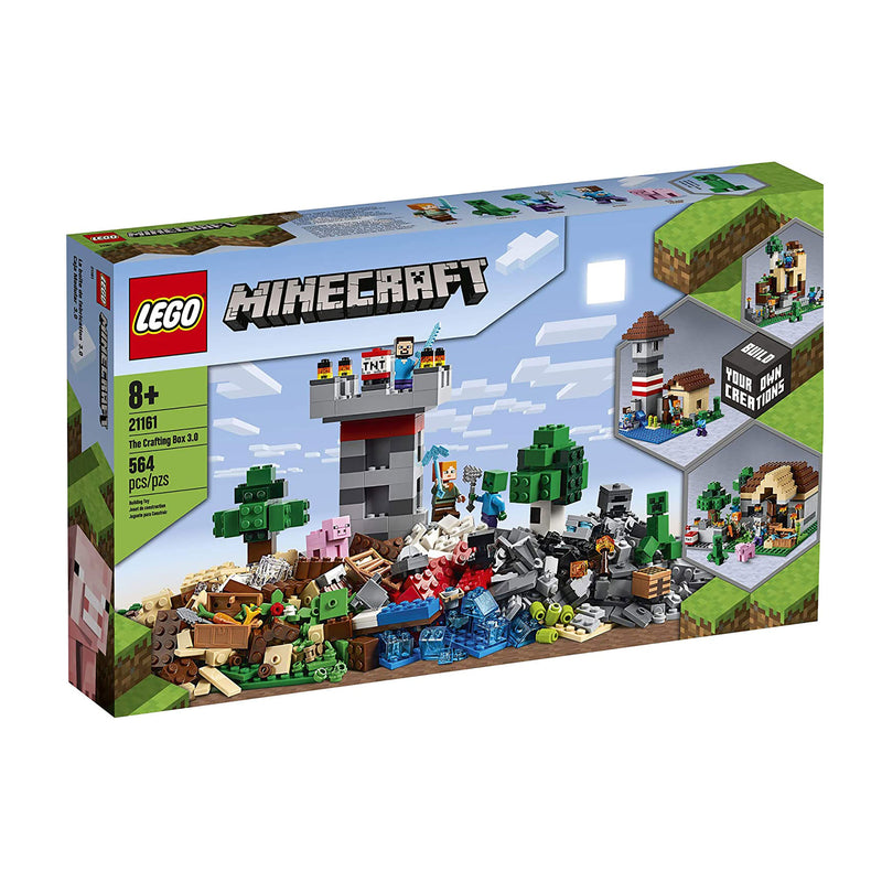 LEGO Minecraft 21161 The Crafting Box 3.0 Building Kit w/ Characters (564 Piece)
