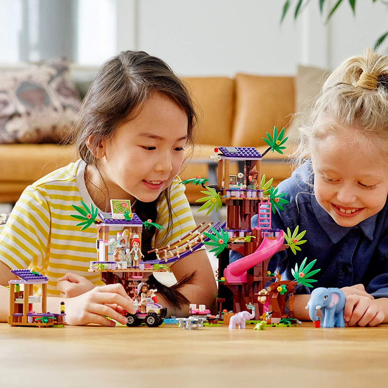 LEGO Friends 41424 Jungle Rescue Base Treehouse Set w/ Dolls & Animal Figures