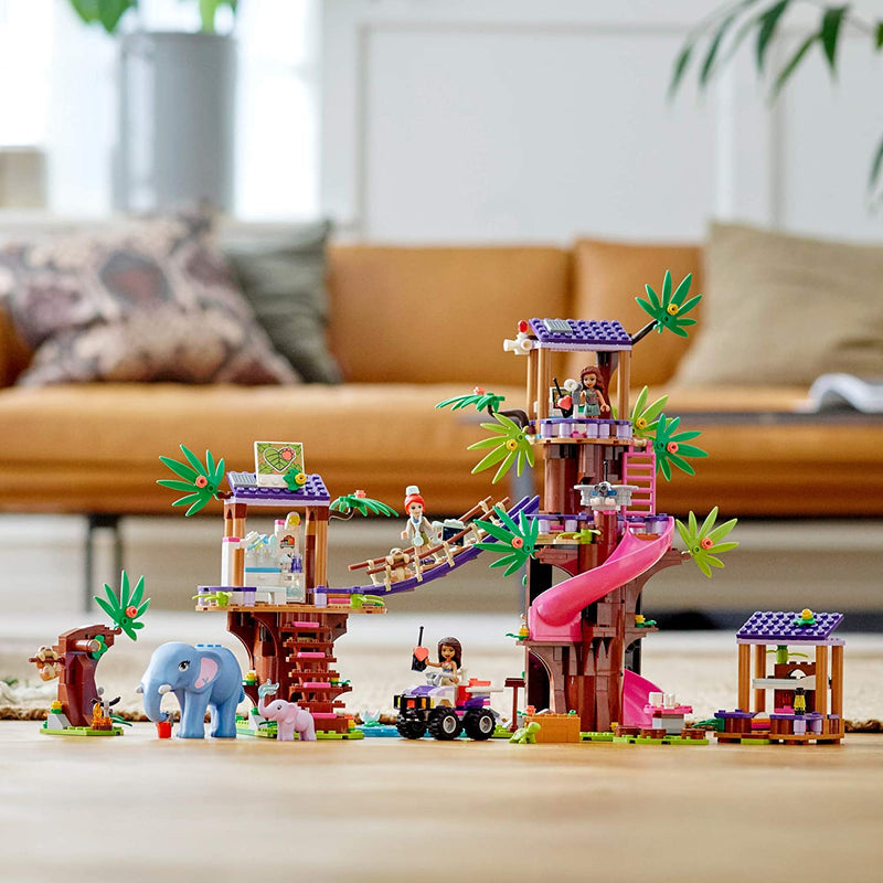 LEGO Friends 41424 Jungle Rescue Base Treehouse Set w/ Dolls & Animal Figures