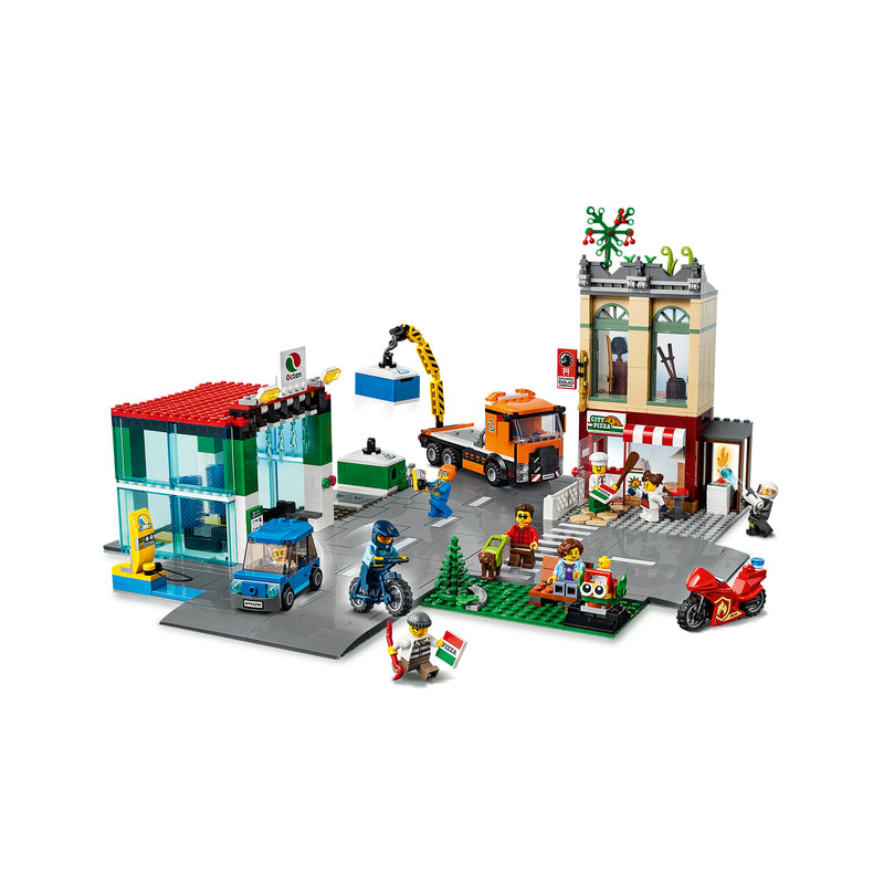 LEGO City 60292 Town Center 790 Piece Block Building Set for Kids Ages 6 and Up